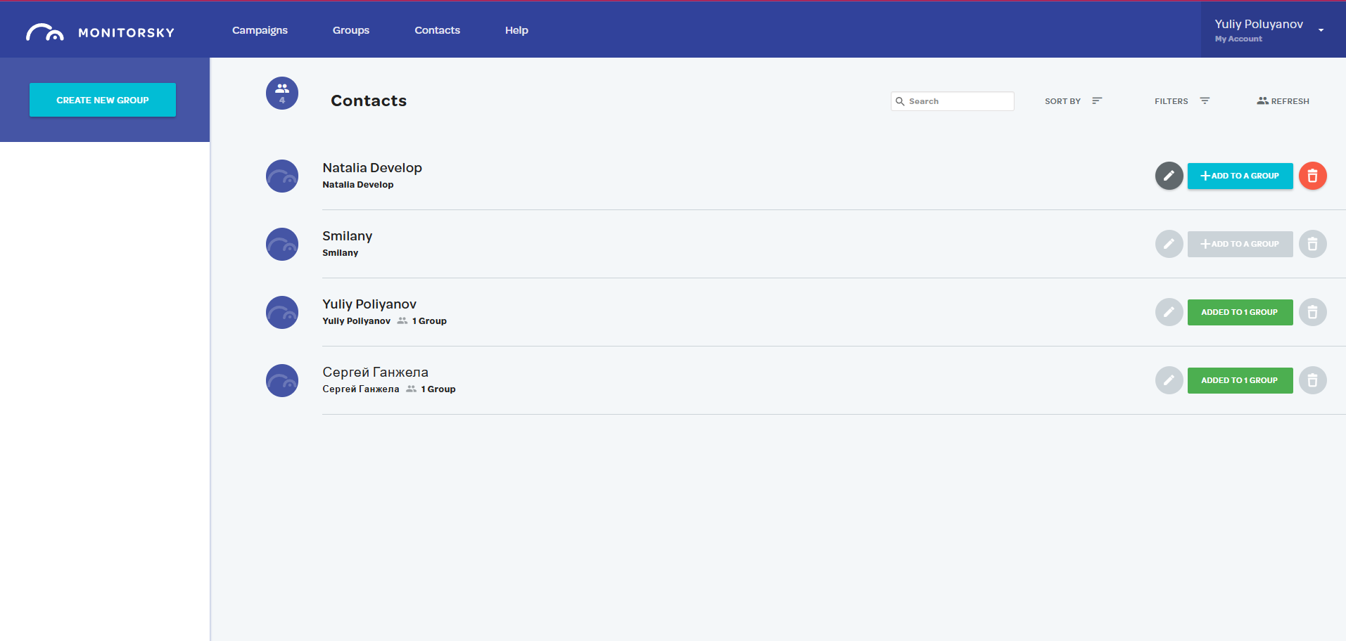 Monitorsky Interface